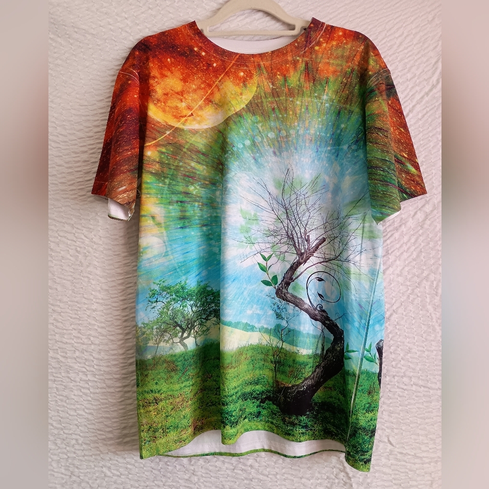 Rare Out Of Print Andrew Jones Threyda Art Graphic Unisex Tee M